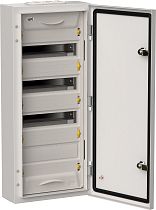 TITAN 5 Корпус металлический ЩРн-48 (1х48) 710х310х140мм IP54 серый (одна дверь)  IEK