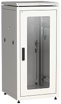 ITK Шкаф сетевой 19" LINEA N 24U 600х600 мм стеклянная передняя дверь, задняя металлическая серый IEK ITK Шкаф сетевой 19" LINEA N 24U 600х600 мм стеклянная передняя дверь, задняя металлическая серый IEK