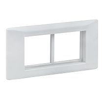 Рамка+суппорт 4 модуля (2 поста) для парапетного кабельного канала EKF C-Line