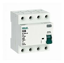 Выключатели дифференциального тока ВДТ 4P 32А 30мА тип A 6кА УЗО-03 DEKraft