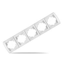 Рамка пятиместная горизонтальная Маргарита UNIVERSAL