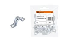 Скоба металлическая 2-х лапковая с внутр. d 16-17 мм (10 шт)  TDM