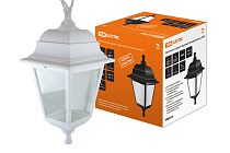 Светильник садово-парковый НСУ 04-60-001 четырехгранник, подвес, пластик, белый  TDM