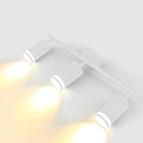 Спот на основании GWL-3GU10-M-IP20 Тройной Белый С боковым рассеивателем Башня Спот на основании GWL-3GU10-M-IP20 Тройной Белый С боковым рассеивателем Башня