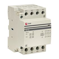 Контактор модульный КМ 63А 4NC (3 мод.) EKF PROxima Контактор модульный КМ 63А 4NC (3 мод.) EKF PROxima