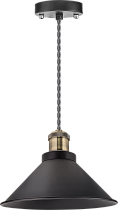 Светильник Navigator NIL-WF02-008-E27 60Вт 1,5метра металлический черный/бронза