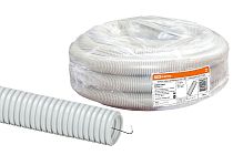 Труба гофрированная ПВХ d 20 с зондом (100 м) легкая  TDM