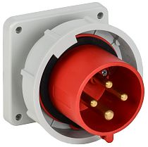 Вилка встраиваемая ССИ-3242 32А-6ч 380В 3P+PE IP67 IEK