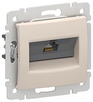 IEKVALENA Розетка компьютерная RJ45 категория 5Е UTP 6945901 песочный IEK