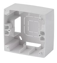 Коробка ЭРА 12 12-6101-01 белый для накладного монтажа механизмов одинарная