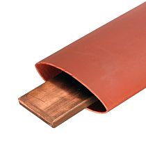 Термоусадочные трубки для изоляции шин напряжением до 10 кВ ТТШ-10-75/30 желтая КВТ