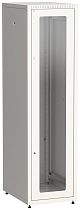 ITK Шкаф LINEA E 47U 600х800мм двери 2шт стеклянная и металлическая серый IEK