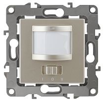 Датчик движения ЭРА 12 12-4103-04 180-240В 200Вт шампань двухпроводной