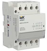 ARMAT Контактор модульный KMR 63А 24В AC/DC 2НО 2НЗ IEK ARMAT Контактор модульный KMR 63А 24В AC/DC 2НО 2НЗ IEK