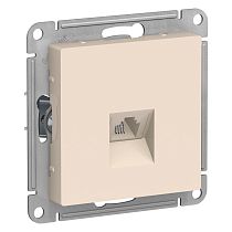 AtlasDesign Бежевый Розетка телефонная RJ11 Systeme Electric (Schneider Electric) AtlasDesign Бежевый Розетка телефонная RJ11 Systeme Electric (Schneider Electric)