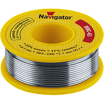 Припой Navigator 93 781 NEM-Pos05-63K-1.5-K50 (ПОС-63, катушка, 1.5 мм, 50 гр) Припой Navigator 93 781 NEM-Pos05-63K-1.5-K50 (ПОС-63, катушка, 1.5 мм, 50 гр)