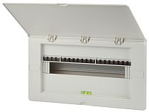 Пластиковый бокс встроенный ЭРА UNIQUE 20 модулей встраиваемый с белой крышкой