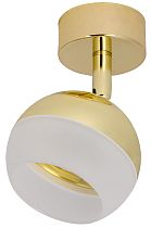 Светильник LIGHTING 4011 накладной настено-потолочный под лампу GX53 золото  IEK