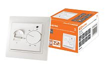 Термостат для теплых полов ТТП 16А 250В с датчиком 3м "Таймыр" белый  TDM