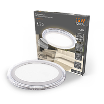 Светильник Gauss Bubbles BL318 Кругл. 12+4Вт, 3000K, 1200lm, 193х31мм, d160