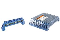 Шина "N" нулевая в изоляторе 6х9мм 12 групп  TDM