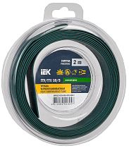 Трубка термоусадочная ТТУ нг-LS 10/5 зеленая (2м/упак)  IEK