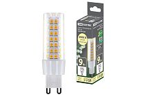 Лампа светодиодная G9-9 Вт-230 В-3000 К, SMD, 21,5x70,5 мм  TDM Лампа светодиодная G9-9 Вт-230 В-3000 К, SMD, 21,5x70,5 мм  TDM