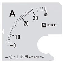Шкала сменная для A721 30/5А-1,5 EKF PROxima Шкала сменная для A721 30/5А-1,5 EKF PROxima