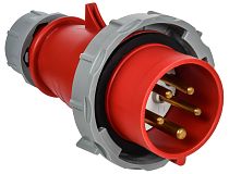 Вилка переносная с ф/и ССИ-0152ф 16А-6ч 380В 3P+PE+N IP67 IEK