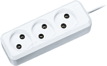 Удлинитель бытовой NPE-S1-03-300-X-2x0.75 без заземления 3 гнезда ШВВП 3м Navigator