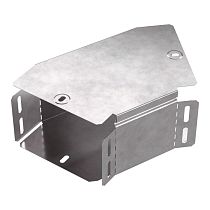 Угол горизонтальный 45 градусов с крышкой Стандарт 150х100 Промрукав Угол горизонтальный 45 градусов с крышкой Стандарт 150х100 Промрукав