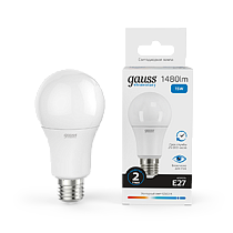 Лампа светодиодная Gauss Elementary A60 15Вт E27 1480lm 6500K