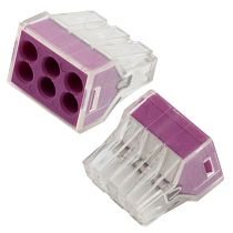 GTER6-06 клемма строительно-монтажная, СМК 773-206, 6-проводная, 0.75-2.5 мм2 General 100/5000