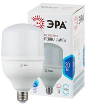 Лампа светодиодная ЭРА STD LED POWER T100-30W-4000-E27 кoлокол нейтральный белый свет