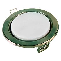 Светильник встраиваемый General GCL-10GX53-H38-GA античный зеленый 10/10