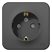 Blanca открытая установка без пластины Антрацит Розетка с заземлением со шторками, 16А Systeme Electric (Schneider Electric) Blanca открытая установка без пластины Антрацит Розетка с заземлением со шторками, 16А Systeme Electric (Schneider Electric)