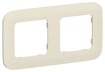 FLITE Рамка 2-местная РУ-2-А-ФлСл сливочный IEK