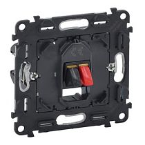 Аудиорозетка с пружинными зажимами одиночная Valena IN MATIC Legrand