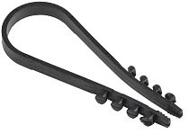 Дюбель хомут 19-25мм нейлон черный  IEK