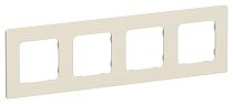 FLITE Рамка 4-местная РУ-4-К-ФлСл сливочный IEK