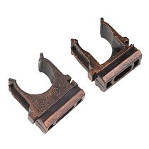 Крепеж-клипса для трубы, пвх, цвет Медный Век (10 шт/уп) Bironi