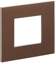 SKANDY Рамка 1-местная SK-F31Br металл шоколад IEK