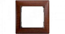 VALENA DIY Рамка 1-местная дерево тонированное