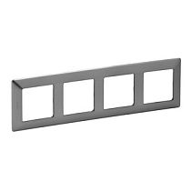 Рамка четырехпостовая универсальная сталь Valena LIFE Legrand