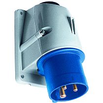 Вилка для монтажа на поверхность 232BS6, 32A, 2P+E, IP44, 6ч Вилка для монтажа на поверхность 232BS6, 32A, 2P+E, IP44, 6ч