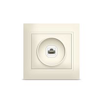 Розетка компьютерная одноместная серия "Севиль",с/у, 1А, RJ45, "слоновая кость" (ivory) (еврослот) UNIVERSAL Розетка компьютерная одноместная серия "Севиль",с/у, 1А, RJ45, "слоновая кость" (ivory) (еврослот) UNIVERSAL