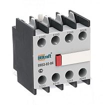 Приставка контактная дополнительные контакты 4НЗ лицеваяцевая DEKraft