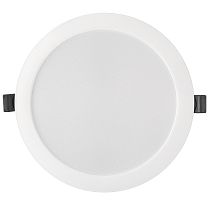 Светильник встраиваемый LED круг 12Вт 4500К 145мм белый пластик IP40 General GLP-RW3-12BT-145-4