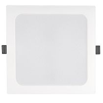 Светильник встраиваемый LED квадрат 18Вт 4500К 175мм белый пластик IP40 General GLP-SW3-18BT-175-4