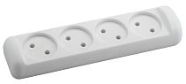 Колодка ЭРА 4 гнезда без заземления KX-4